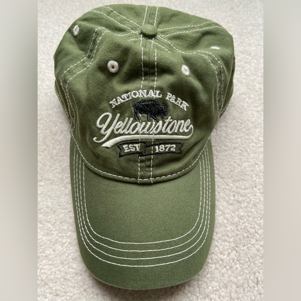 Green Yellowstone National Park Cap